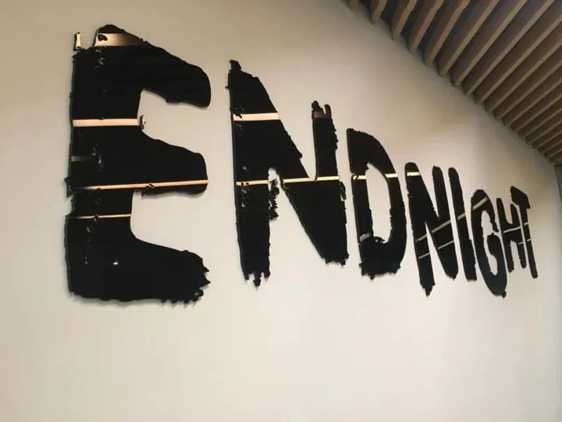 Custom dimensional interior signage showing high-contrast and professional lettering
